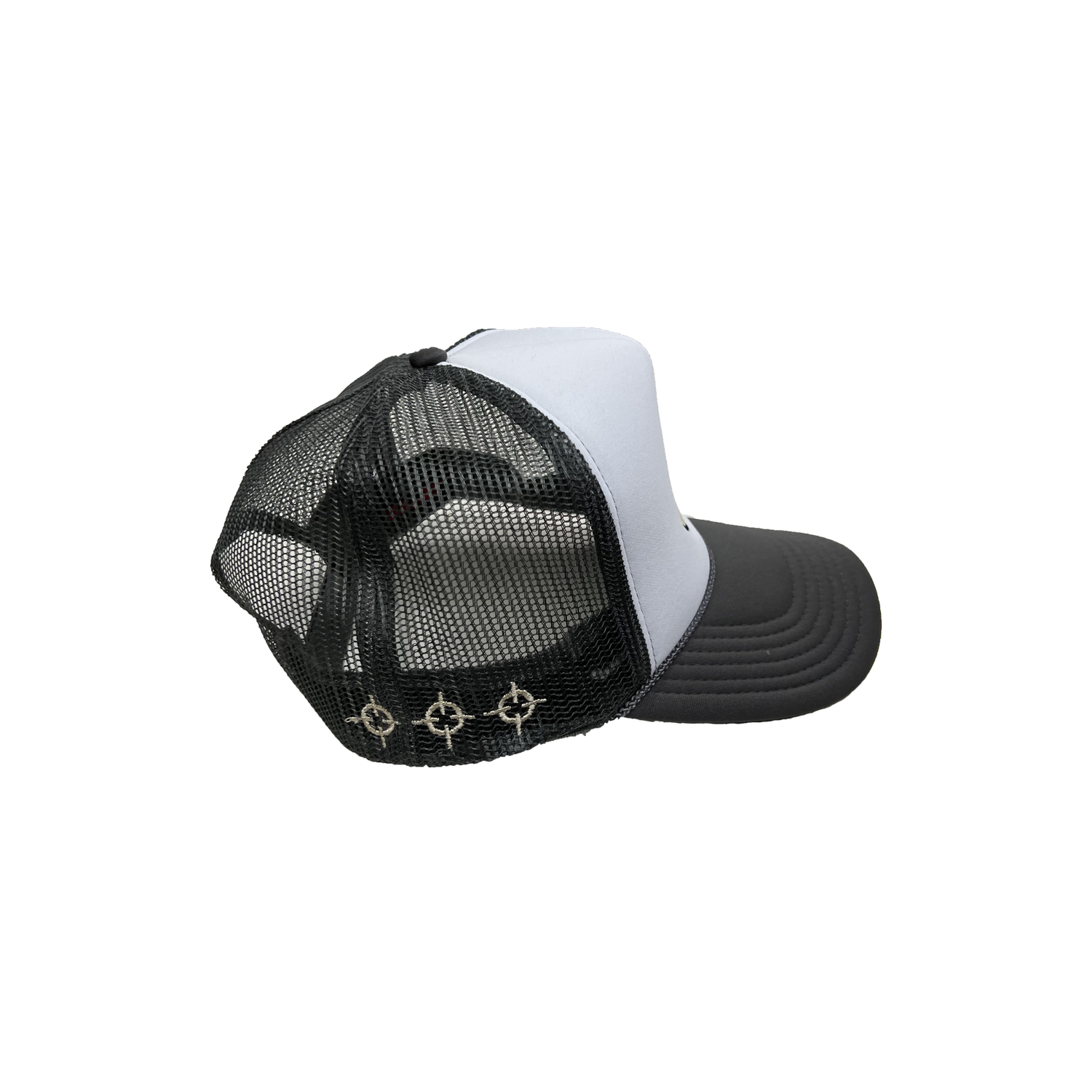 NO SMILES TRUCKER HAT (GREY) — UNKNOWN TARGET